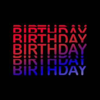 Birthday repeating Design