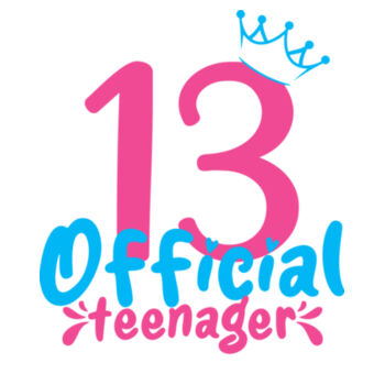 13, Official teenager Design