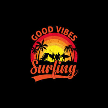 Good vibes surfing Design