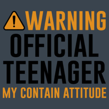 Warning official teenager Design