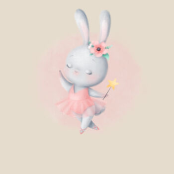 Cute ballerina bunny Design