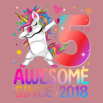 5, Awesome since 2018 Design