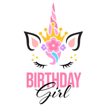 Birthday girl -unicorn Design