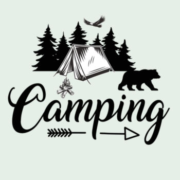 Camping Tee Design