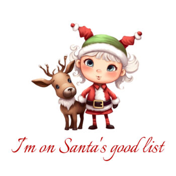 Infant- on Santa's good list Design