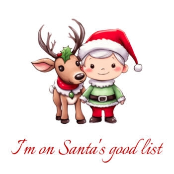 Infant- I'm on Santa's good list Design