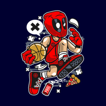 Deadpool Basketball Design