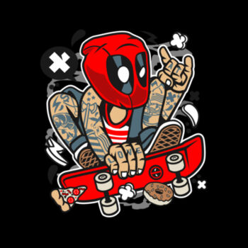 Deadpool Skater Design