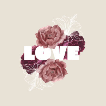 Love and flowers Design