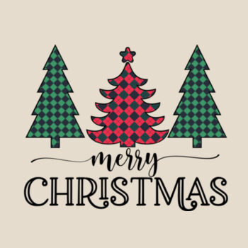 Merry Christmas -three trees Design