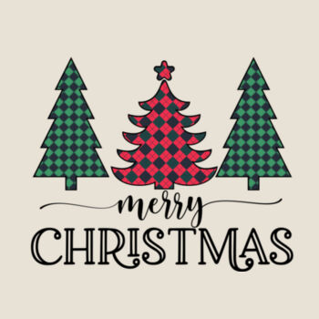 Merry Christmas -three trees Design