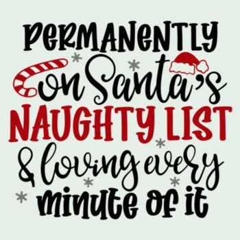 On Santa's naughty list Design