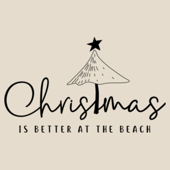 Christmas is better at the beach Design