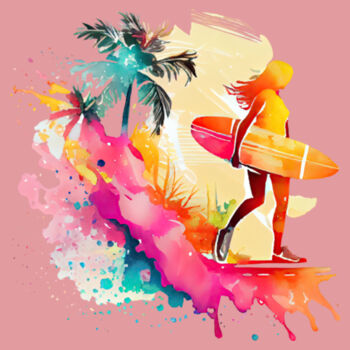 Surfer girl Design