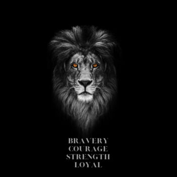 Brave as a lion Design