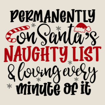 On Santa's naughty list Design