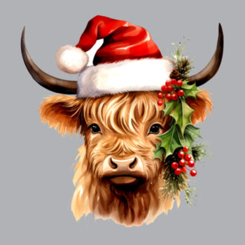 Christmas Highland cow Design
