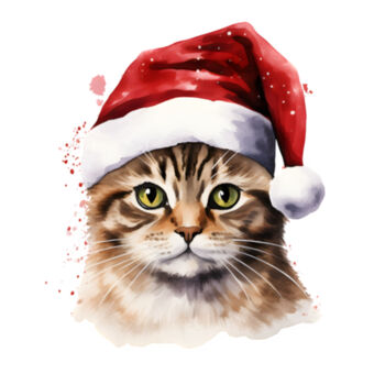 Christmas kitty Design
