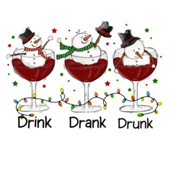 Women's- Drink ,Drank, Drunk Design