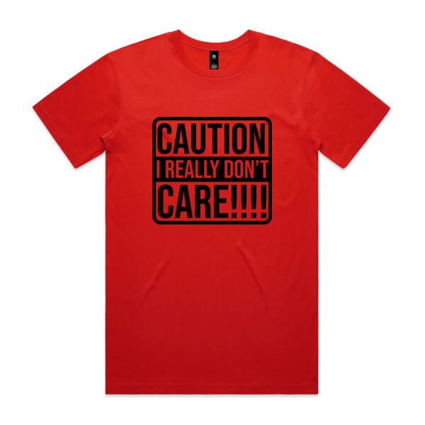 Caution I really don't care Thumbnail