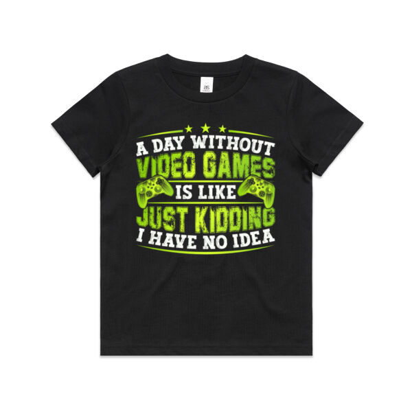 A day without videos games Tee Thumbnail
